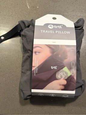 trtl Gray Travel Pillow - Portable Neck Support